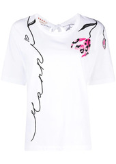 Marni Leopard flower print T-shirt