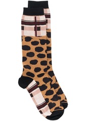 Marni leopard pattern socks
