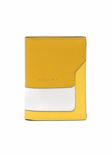 Marni logo colour-block wallet