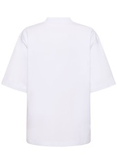 Marni Logo Cotton Jersey Crewneck T-shirt