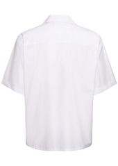 Marni Logo Cotton Poplin Boxy S/s Shirt