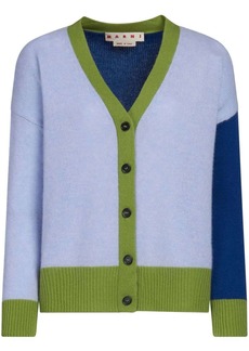 Marni colour-block cashmere cardigan