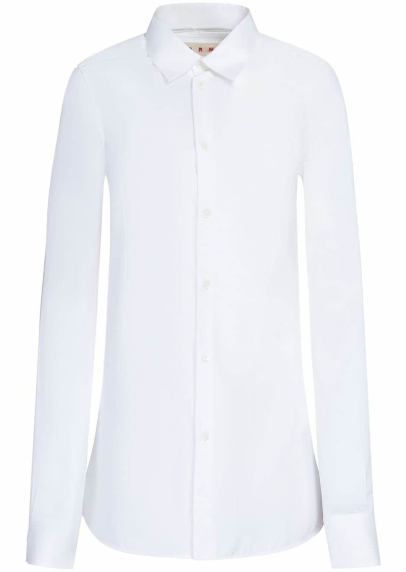 Marni balloon-sleeve poplin shirt