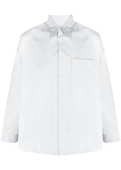 Marni logo-embroidered cotton shirt