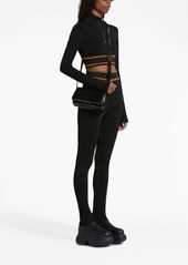 Marni logo-underband cropped jumper