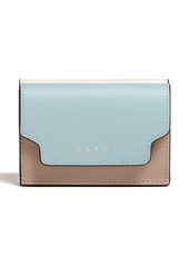 Marni logo lettering foldover wallet