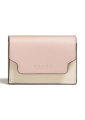 Marni logo lettering foldover wallet