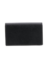 Marni logo-print leather card case