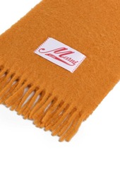 Marni logo-appliqué alpaca-blend scarf