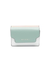 Marni logo-plaque leather purse