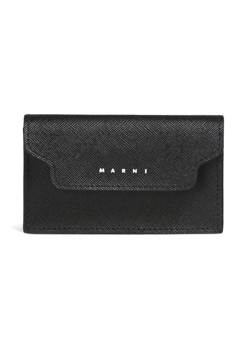 Marni logo-print coin wallet