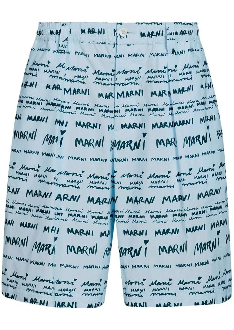 Mega Marni poplin shorts