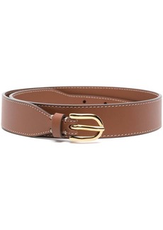 Marni logo-print leather belt