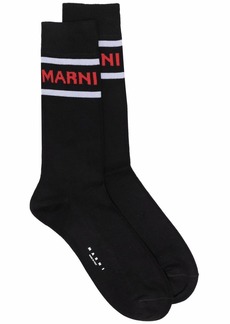 Marni logo print socks