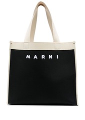 Marni logo-print tote bag