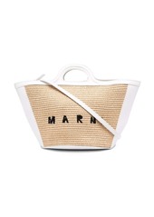 Marni Tropicalia logo-embroidered tote bag