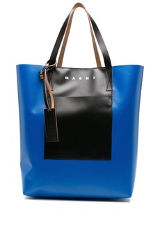 Marni logo-print tote bag