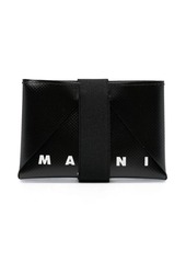 Marni logo-print tri-fold wallet