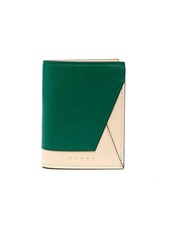 Marni logo-stamp leather wallet