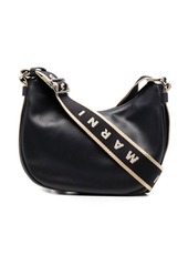 Marni logo-strap hobo bag