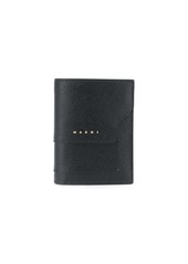 Marni logo-print leather bi-fold wallet