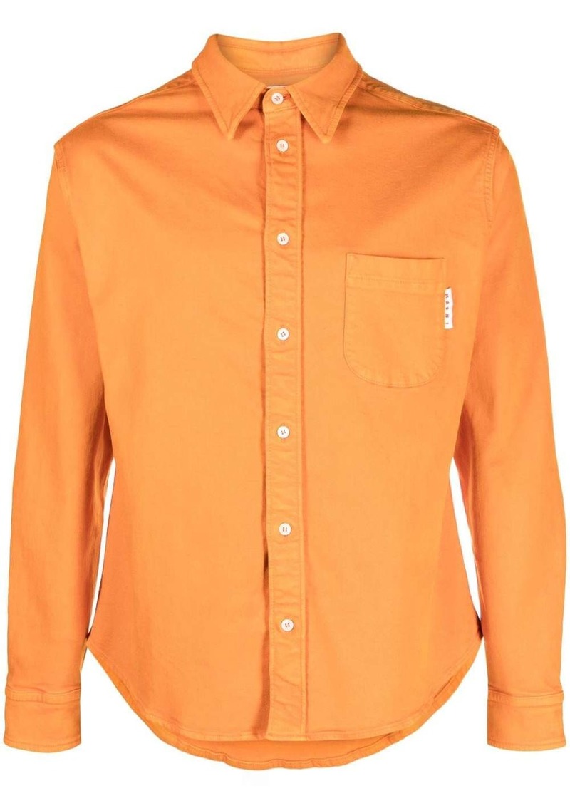 Marni long-sleeved cotton shirt