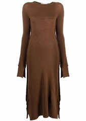 Marni long-sleeved knitted maxi dress