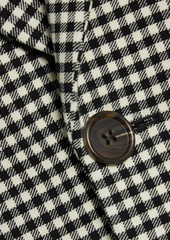 Marni - Checked wool-blend blazer - Black - IT 42