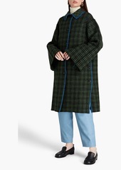 Marni - Checked wool-blend coat - Green - IT 42