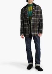 Marni - Checked wool-blend tweed blazer - Black - IT 46