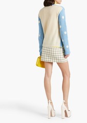 Marni - Checked wool-jacquard mini skirt - White - IT 42