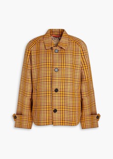 Marni - Checked wool-twill jacket - Yellow - IT 42