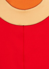 Marni - Color-block jersey mini dress - Red - IT 46