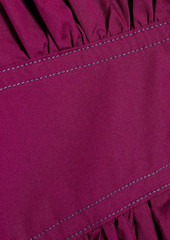 Marni - Cotton-poplin midi dress - Purple - IT 36