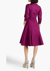 Marni - Cotton-poplin midi dress - Purple - IT 36