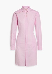 Marni - Cotton-poplin mini shirt dress - Pink - IT 38