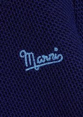 Marni - Embroidered wool cardigan - Blue - IT 44