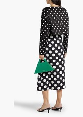 Marni - Cropped polka-dot jersey top - Black - IT 42