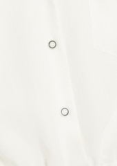 Marni - Cropped silk crepe de chine shirt - White - IT 42
