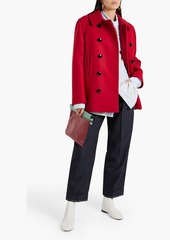 Marni - Double-breasted wool-felt coat - Red - IT 40