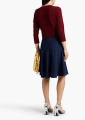 Marni - Embroidered cashmere sweater - Burgundy - IT 38