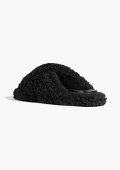 Marni - Fussbett shearling sandals - Black - EU 35