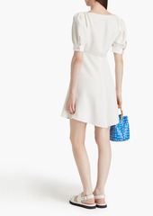 Marni - Gathered jacquard mini dress - White - IT 36