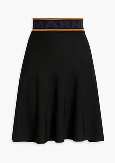 Marni - Jacquard-knit skirt - Black - IT 42