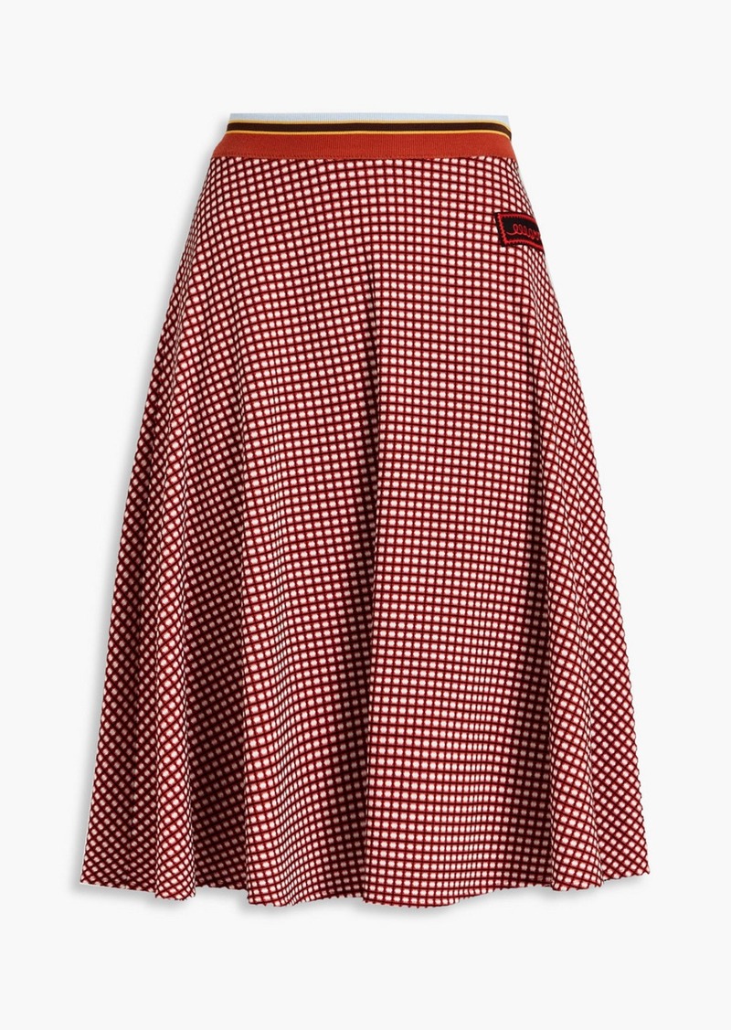 Marni - Jacquard-knit skirt - Red - IT 42