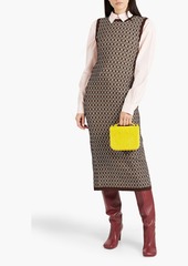 Marni - Jacquard-knit wool-blend midi dress - Brown - IT 42