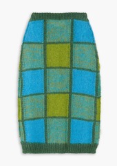 Marni - Jacquard-knit wool-blend midi skirt - Green - IT 42