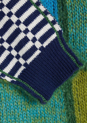 Marni - Jacquard-knit wool-blend sweater - Green - IT 46