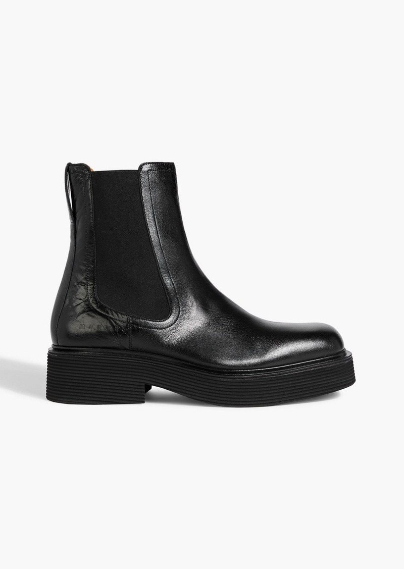 Marni - Leather Chelsea boots - Black - EU 44