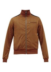 Marni - Logo-embroidered Checkerboard Track Jacket - Mens - Black Brown